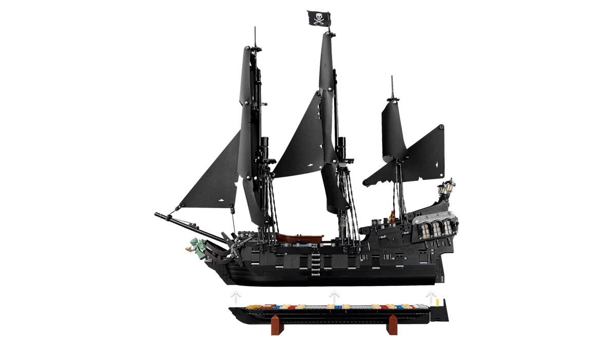 Het piratenschip van kapitein Jack Sparrow